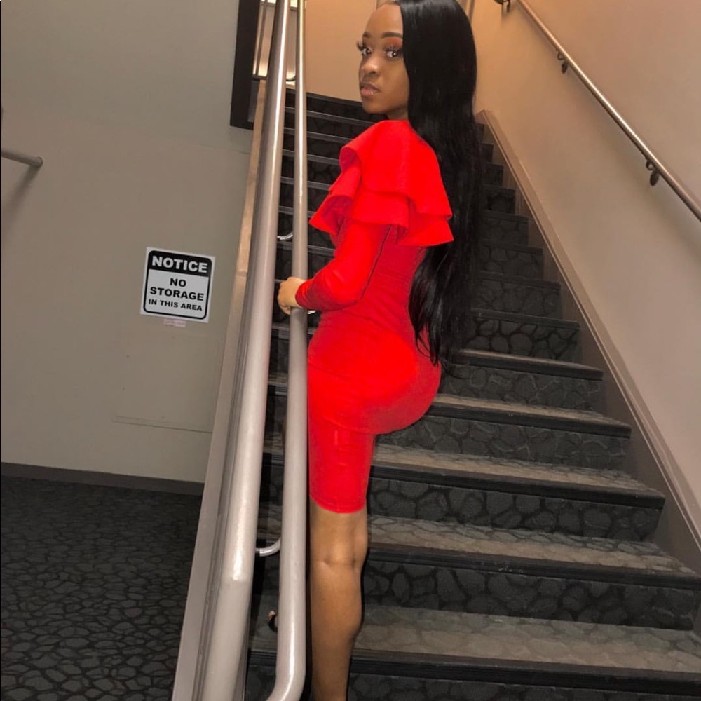 Red dress